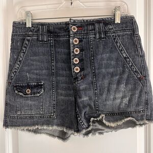 Women's Distressed Denim Shorts